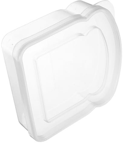 Garneck Data [ Contenitori Trasparenti Per Panini Piccoli 13x12,5x3,5 Cm Coperchio Sigillabile Riutilizzabili Per Snack Ufficio Campeggio Pranzo