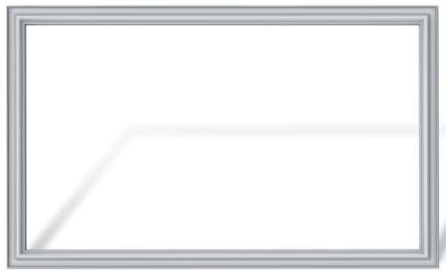 Upgraded WPW10714545 Freezer Door Gasket for Whirlpool Kenmore, 21.06” x 34.25” W10164045 Refrigerator Door Gasket fit for Maytag & Kitchen Aid Freezer Door Seal Replace Part W10191103, W10443322