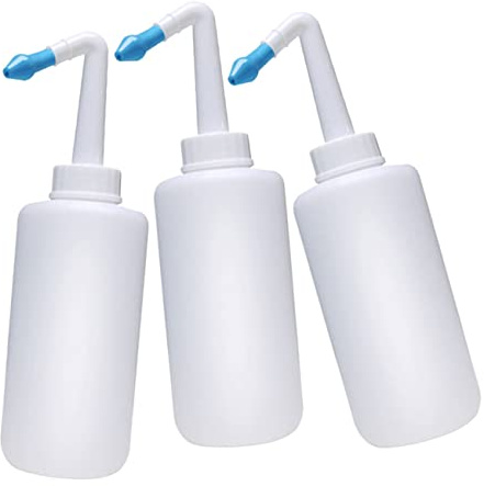 HAWILLOSCH 3stücke Nasenspülflasche Für Nasenreinigung Nasenreinigungswerkzeug Nasenspülsystem Für Nasenpflege Waschbar Und Wiederverwendbar Kompakt Und Tragbar