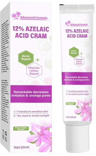 Wirksame Rosacea Gesichtspflege,Enthält Salicylsäure,Creme Azelainsäure,Behandelt Akne und Pickel, Verbessert den Matten Teint (1)