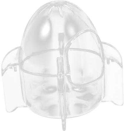 TOYZFRIENDY Transparente Hamster-Toilette aus Kunststoff Sandbad-Box für Kleine Nager Wie Hamster Rennmäuse und Meerschweinchen Leicht zu Reinigen Vielseitig als Badezimmer und Zufällige Farbe