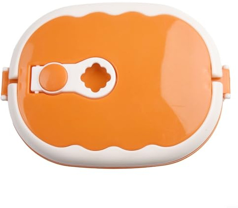 Contenedor de almuerzo con aislamiento térmico de 900 ml con interior de acero inoxidable 304 y exterior de polipropileno, lonchera portátil para el estudio escolar (azul)