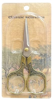 Ciseaux De Ménage En Métal En Forme Fleur Rétro Poignée Antidérapante Performances Coupe Professionnelles Durabilité Ciseaux Ménage Antique
