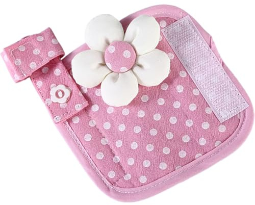 Hohopeti Protezione Antiscivolo per Maniglia Frigorifero e Microonde Rosa, Copertura per Porta Elettrodomestici da Cucina Chiusura a Strappo, Proteggi Manico Caldo e Morbido per Uso