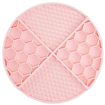Wfciosdv Lick Mat for Dogs and Cats Pink Anxiety Relief and Boredom Reducer Perfect for Bathing and Grooming