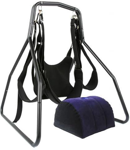Liebesschaukel Mit Boden Gestell Sex Schaukel Für Erwachsene Extrem Halterung Sexschaukel Gerüst Ständer Balkenhalterung Decke Die Tuch Brett Holzbalken Aus Leder Türrahmen Tür Bequem 200kg,#11