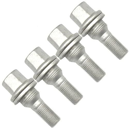 Boulons Fixation Roue Compatible Avec Peugeot Pour 208 2012-2018 Pour 308 2007-2018 OEM 003549817 4 Pièces Vis Voiture Boulons Roue Écrous Goujons