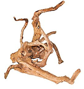 Velma Racine de manille Bois flotté Ameublement naturel pour enrichir l'habitat de vos animaux, 30 / 40 cm