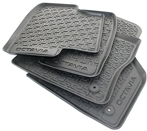Skoda 5E1061550 Gummi Fußmatten Gummimatten Original Allwettermatten 4-teilig