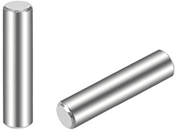 sourcing map 50 Stück Zylinderstifte 304 Edelstahl Holz Etagenbett Dübelstifte Regalheringe Stützregale 4 x 18mm (ca. 5/32)