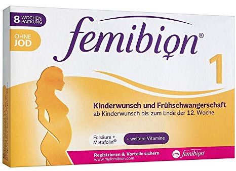Femibion 1 Kinderwunsch+frühschwangers.o.jod Tabletten 60 stk