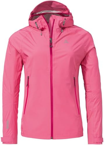 Schöffel Damen 2.5L 3D Jacket Vistdal L, wasserdichte Regenjacke, sportliche Outdoor Jacke, winddicht & atmungsaktiv dank Dermizax Membran