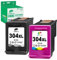 COLORETTO Druckertintenpatrone für HP 304XL für HP DeskJet 2600 Patronen für DeskJet 2622 2630 3700 3762 Envy 5020 5030 5058 AMP 100 120 125 130(1 Schwarz 1 Farbe) für HP 304 Druckerpatronen XL