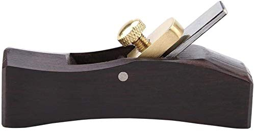 Mini Handhobel aus Holz, Mini Hobel Einhandhobel für Holzbearbeitung, Beschneiden, Holzhobeln, Schärfen, Oberflächenglätten (E Bogen Boden)
