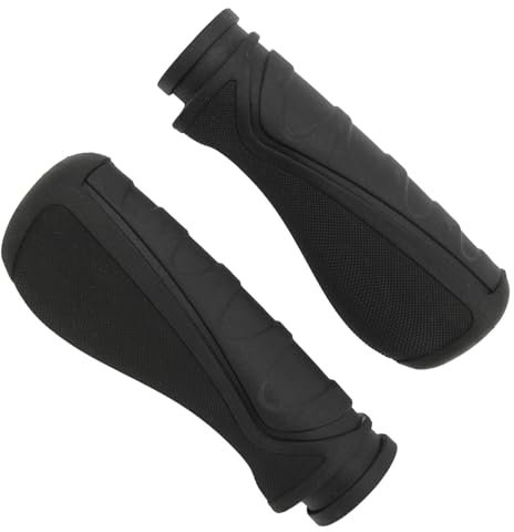Cubierta de Agarre para Manillar de Patinete, Funda de Goma Absorbente de Golpes con Antideslizante para Patinete Eléctrico SmartGyro, 2 uds. (Negro)