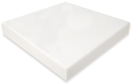Arredamico Gommapiuma 40x40x4cm, Gommapiuma per Imbottitura, Spugna per Imbottitura Densità18, Poliuretano espanso Ideale per Cuscini, Set da 4,8,12 (40x40x4, 8 PZ)