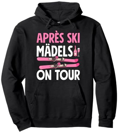 Après Ski Mädels On Tour Damen Apres Ski Pullover Hoodie