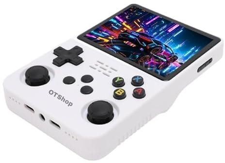 retro games console 15,000+ Games, 3.5 hours battery life 128 RGB IPS Display (640x480) Powered by Linux System,TF Card,TV Output,5G WiFi, Bluetooth Ultimate Nostalgic Gaming Experience