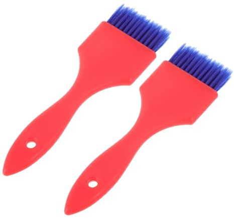 Happyyami 2piezas Cepillo para Teñir el Cabello Cerdas Suaves Aplicador de Tinte para Salón Pinceles de Color para Peluquería para Mechas y Coloración Casa