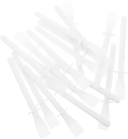 IWOWHERO 50 Stück Kleine Leimspachtel, Leimverteiler, Epoxidverteiler, Leimapplikator, Leimverteiler, Holzbearbeitung, Kleiner Spachtel, Bastelschaber, Werkzeug, Leimverteiler