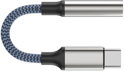 HUANGING Adaptador de sonido USB tipo C a 3.5 mm para auriculares USB C Auxs Cable de auriculares para teléfono 16 15