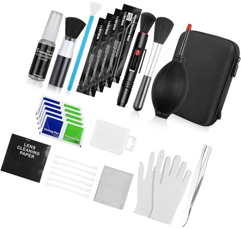 Professionale Camera Cleaner Set DSLR Obiettivo Digitale Pulizia Lente Panno di Carta Per Le Fotocamere Pulito Viaggio Friendly Kit di Pulizia Con Custodia