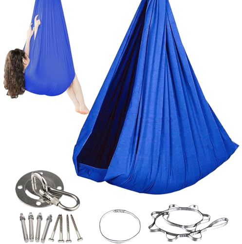 Hamaca - Asiento Textil Transpirable De Tacto Suave, De Hamaca De Viaje Ligero, Silla Colgante De Relajación Juvenil | Inicio Recreación Equipo de Confort Calmante Suspensión Segura Disf