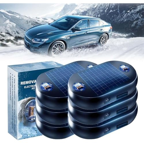 UieoKakeh Dispositivo Electromagnético de Ondas Electromagnéticas y Quitanieves Descongelador Electromagnético para Coches