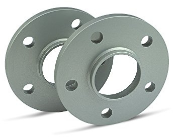 SCC Spurverbreiterung 12434E - silber eloxiert - LK: 112/5 NLB: 66,5 - 12mm - 2 Stück