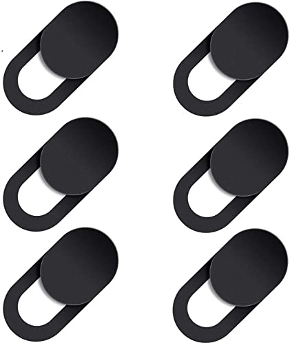 Camera Cover 6 PCS， Webcam Cover Slide，Ultra-Thin Webcam Cover Slide for laptop, MacBook, PC, Cell Phone and More Accessories，Protect Your Privacy and Security