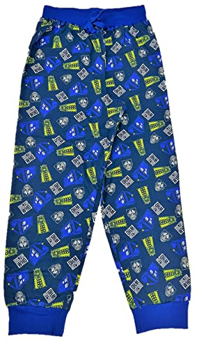 Mens Official Doctor Who Loungepants | Mens Loungewear All Over Print Pyjama Bottoms, Medium