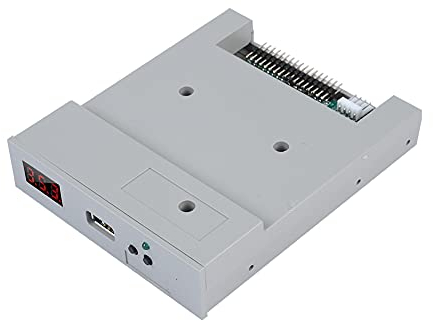 Qiilu SFR1M44-U100 3.5 Inch 1.44MB Floppy Drive Emulator USB SSD Plug And Play Floppy USB Emulator Floppy Drive Emulator Large Simulator for Floppy Music Keyboard To USB Emulator