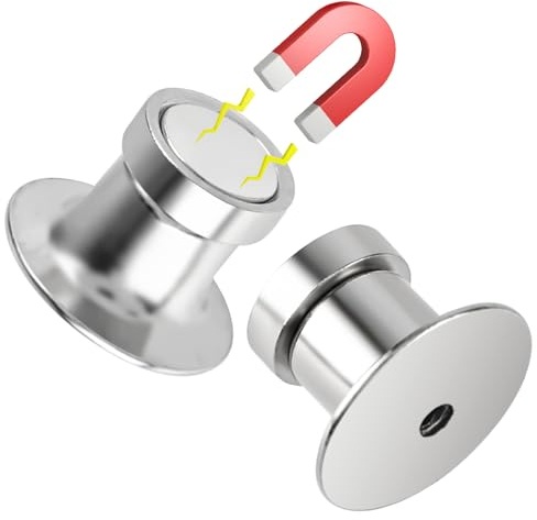 Amaxiu 15 Stück Magnetische Pin Rückseiten, Verriegelbare Pin Halter Rückseite Metall Pin Schlösser Ersatz Magnet Pin Rückseite Für Emaille Pin Umwandelbare Pin Rückseiten Verschlüsse Für Schmuck