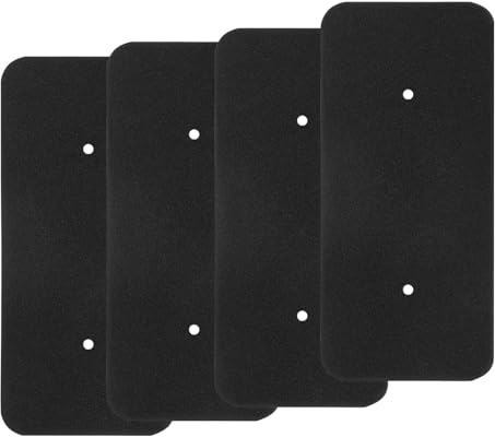 4 Piezas Filtro Secadora para Candy Hoover 40006731, JINSIHU Filtro de Espuma Compatible con Secadora Hoover Candy 275x125x10mm para Secador de Condensación y Bomba Calor Esterilla Filtros de Pelusa