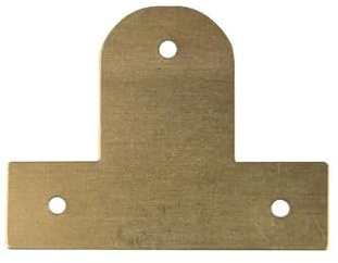 Bildershop-24 Blendrahmenbleche zur Befestigung von Keilrahmenbildern in Bilderrahmen 10er-Set (45x50mm)