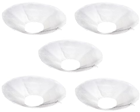 CChiai 5PCS Cooker Hood Filter Kitchen Accessories Grease Mesh Cooker Hood Accessories Kitchen Filter Accessories Silver For Absorbing and Purifying Kitchen Grease