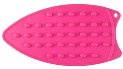 Folpus Pat di ferro multiuso pad paccolo di calore portatile tappetino in silicone resistente al calore per ferro di ferro da stiro per la, Rosa