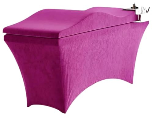 LUKYWANG Kosmetikliege Gebogene Matratzenauflage for Wimpernbett, Schönheitssalon, Wimpernbettmatratze, Memory Foam Wimpernbettauflage Wimpernliege(Purple)
