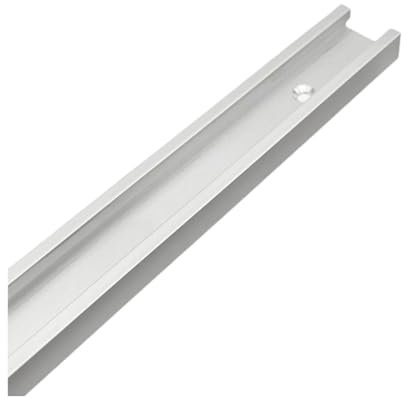 Binario per mitra con scanalatura a T, Binario a T for sega circolare in alluminio con scanalatura a T for banco da lavoro for lavorazione del legno (30-50 cm)