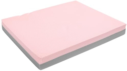 Veemoon Tapis D’équilibre Antidérapant 40x33x5 Cm en Mousse Souple Gris et Rose pour Entraînement Fitness, Yoga et Rééducation – Coussin D’équilibre pour Posture et Stabilité