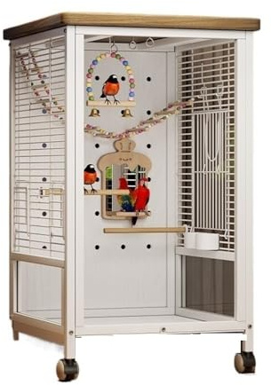 Flight Cage Luxury Villa Bird Cage for Parrots Complete New Type Birdhouse & Nest