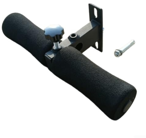 Steel Sit Up Bar Wall Mounted Abdominal Foot Holder For Core Strength Training And Indoor Fitness Routine Home Gym Equipment Black