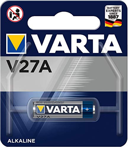 Varta 4227112401 Alkaline Batterie V27A, 12 V, silberfarben