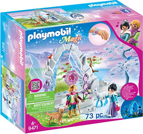 PLAYMOBIL Magic 9471 Kristalltor zur Winterwelt, mit Integrierter Beleuchtung und Kristallarmreif, für Kinder ab 4 Jahren [Exklusiv bei Amazon]