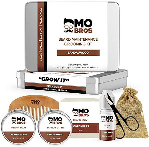 Beard Grooming Kit for Men | Beard Growth Kit | Beard Care Kit | Sandalwood
