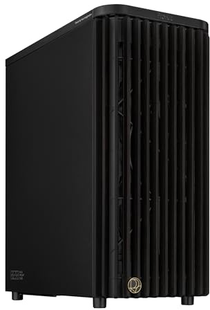 ASUS ProArt PA401 Wood Edition - Chasis PC ATX para Torre Mediana, Panel Frontal de Madera, Panel Lateral de Metal, 2 Ventiladores de 160 mm con aspas anulares, Bloqueo de Botones