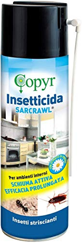 COPYR | Sarcrawl: Insetticida Pronto all'Uso Contro Insetti striscianti, scarafaggi e formiche - bombola da 500 ml x 2 Pezzi