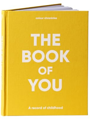 Colour Chronicles - Libro dei ricordi per bambini e bambini | Registro personalizzato per bambini da 1 a 16 anni | Regalo per ragazze e ragazzi | Ricordo per i nuovi genitori | Diario e album di