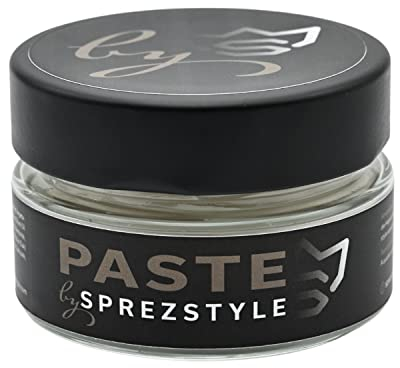 BySprezstyle Paste - Haarwachs Männer Matt - Natürliches Haar Wax Herren - Fester Halt, sehr ergiebig, angenehmer Duft - Haarwax Vegan - Hair Clay Wachs - Haarcreme 100ml