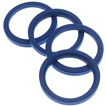 RKC 4 anelli di centraggio, 72,0 x 57,1 mm, blu, in plastica, realizzati in Germania